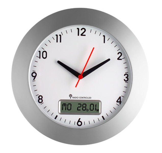 TFA 98.1092 Silver wall clock