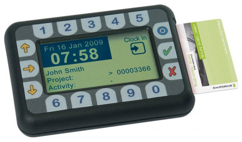 CHIPDRIVE CDO910 Black smart card reader