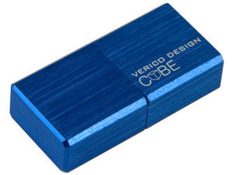 Verico 4GB USB 2.0 Cube 4ГБ USB 2.0 Type-A Синий USB флеш накопитель