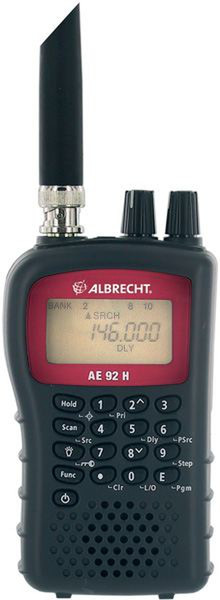 Albrecht AE 92 H Персональный Цифровой Черный радиоприемник