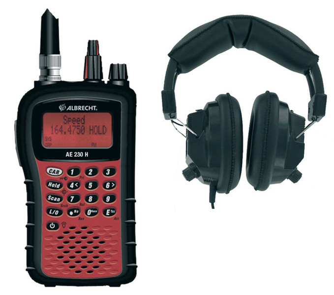 Albrecht AE 230 H Персональный Черный, Красный радиоприемник