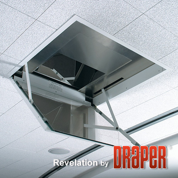 Draper Revelation Model A, 220 V Zimmerdecke Schwarz