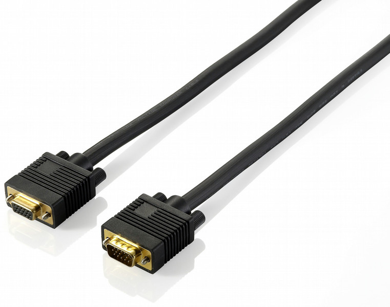 Equip VGA/VGA 1.8m 1.8m VGA (D-Sub) VGA (D-Sub) Black VGA cable