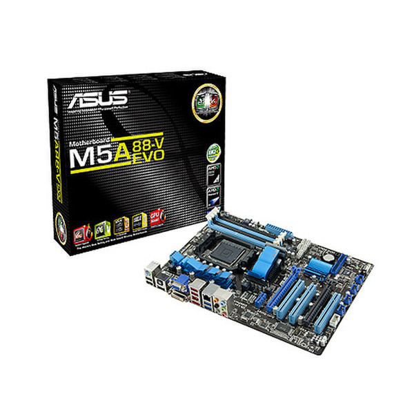 ASUS M5A88-V EVO AMD 880G Разъем AM3 ATX