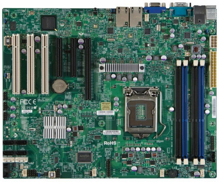Supermicro X9SCA Intel C204 Socket H2 (LGA 1155) ATX материнская плата для сервера/рабочей станции