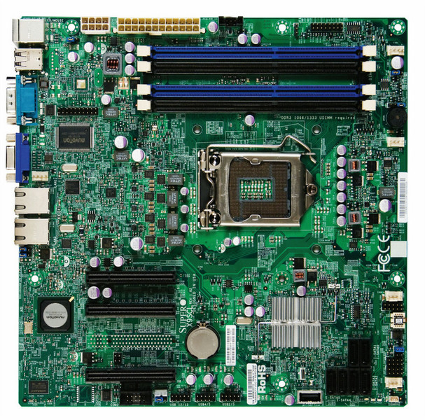 Supermicro MBD-X9SCL-O Intel C202 Micro ATX Server-/Workstation-Motherboard