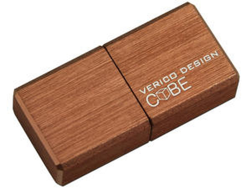 Verico 4GB USB 2.0 Cube 4ГБ USB 2.0 Type-A Коричневый USB флеш накопитель