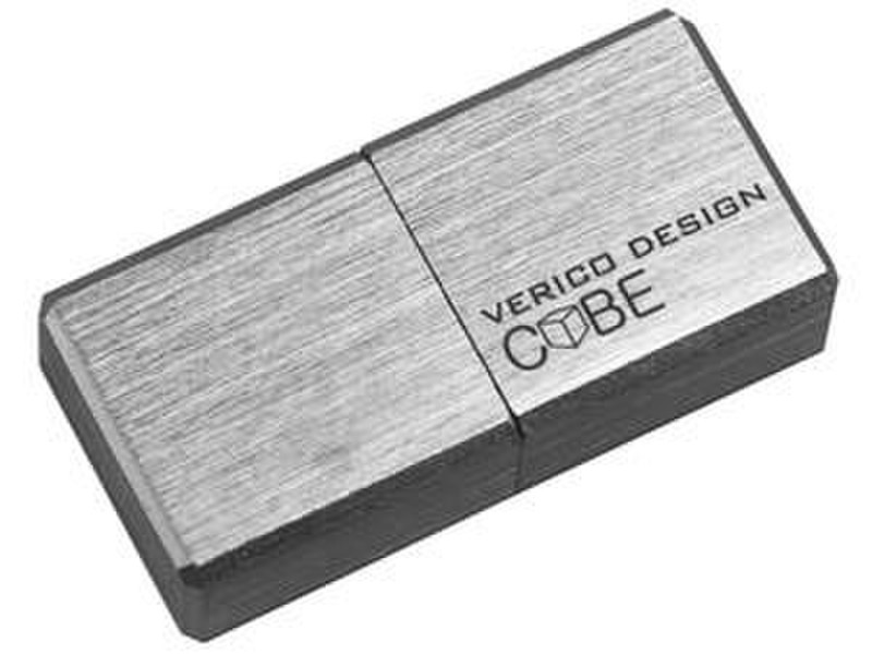 Verico 4GB USB 2.0 Cube 4ГБ USB 2.0 Type-A Cеребряный USB флеш накопитель