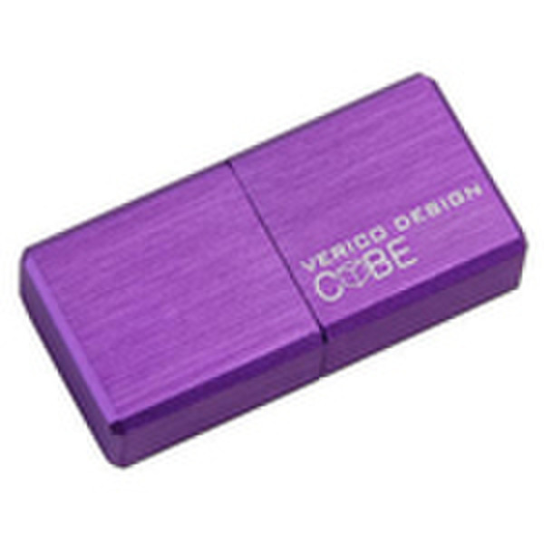 Verico 4GB USB 2.0 Cube 4ГБ USB 2.0 Type-A Пурпурный USB флеш накопитель