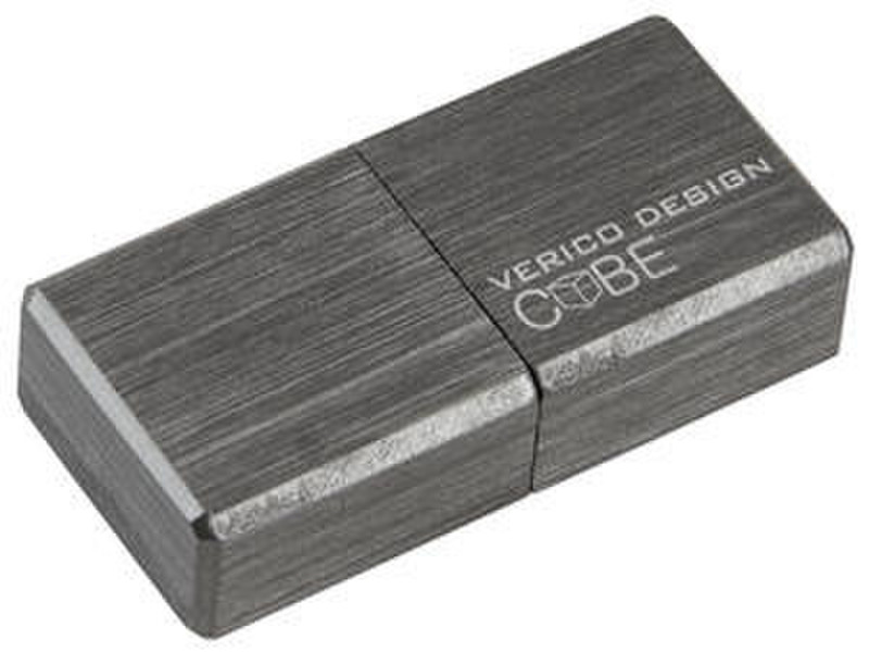 Verico 8GB USB 2.0 Cube 8GB USB 2.0 Typ A Platin USB-Stick