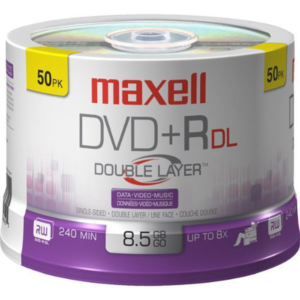 Maxell 50x DVD+R DL 8.5GB 8.5GB DVD+R 50pc(s)