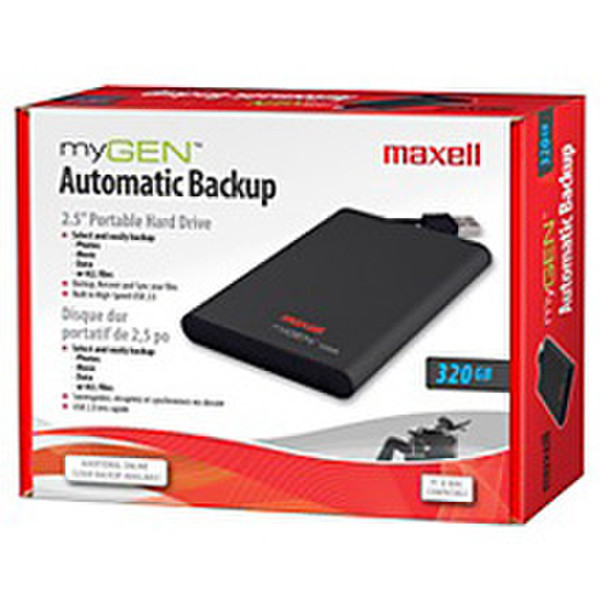 Maxell 320GB myGEN 2.0 320GB Black