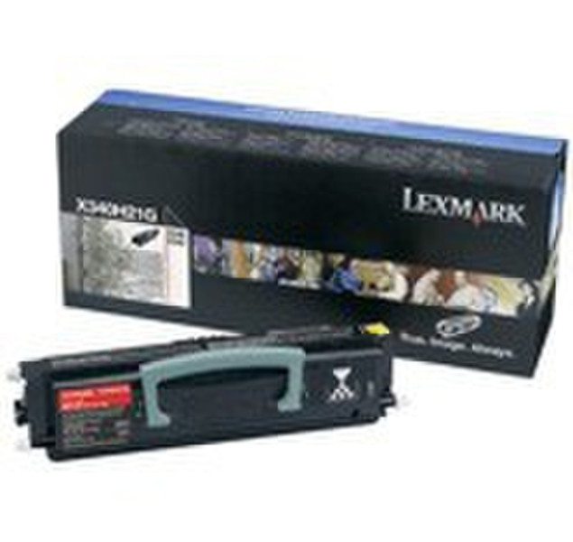 Lexmark X340H21G Lasertoner 6000Seiten Schwarz Lasertoner / Patrone