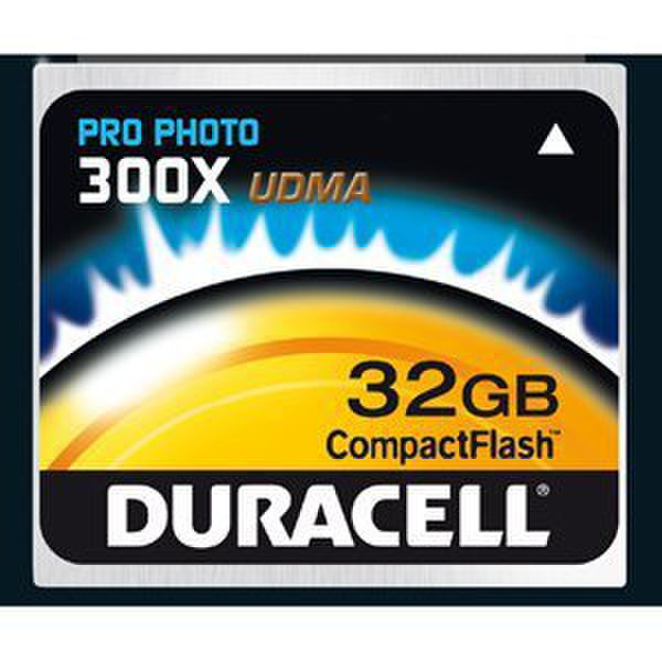 Duracell 32GB CF Pro, 300x 32GB CompactFlash SLC memory card
