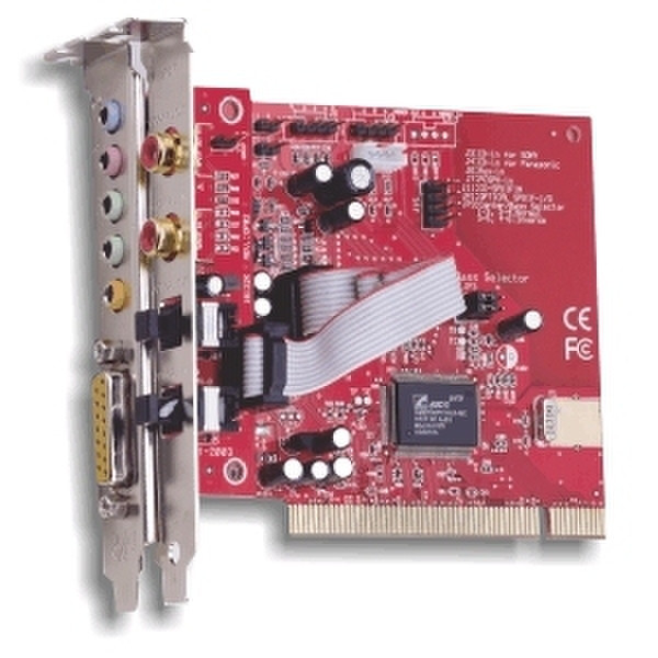 Typhoon Acoustic SIX 5+1 Sound Card Eingebaut 5.1channels PCI