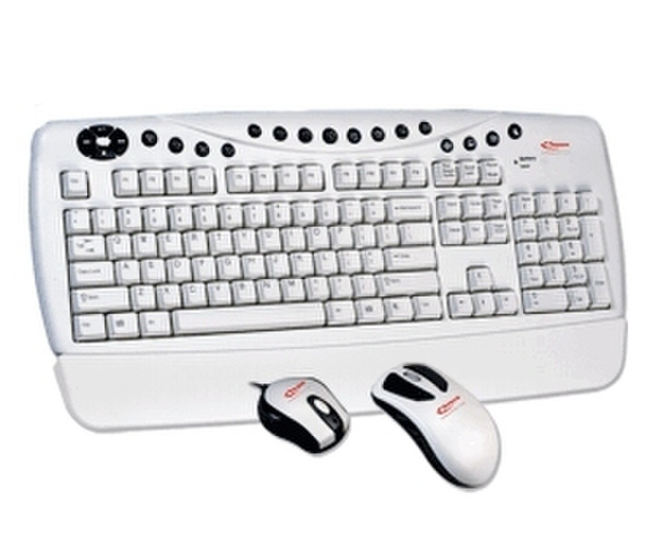 Typhoon Design Wireless KeyBoard Optical Mouse Set RF Wireless Tastatur