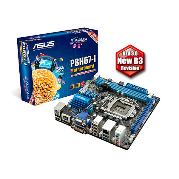 ASUS P8H67-I Intel H67 Socket H2 (LGA 1155) Mini ITX motherboard