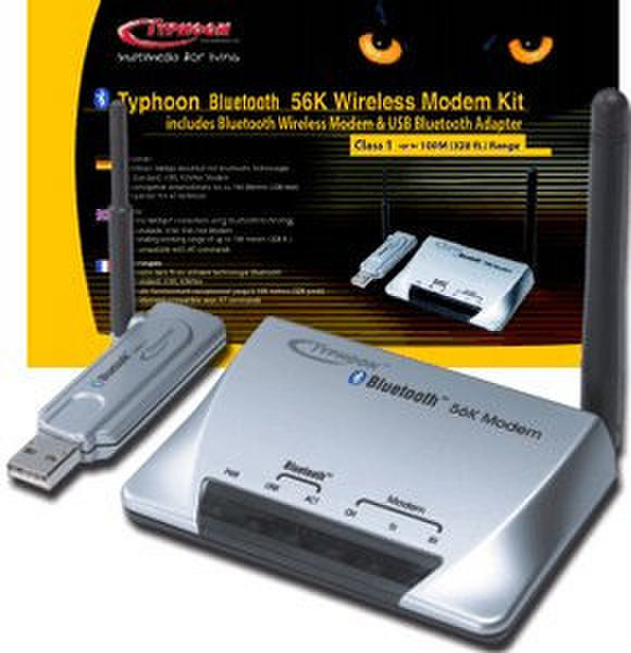 Typhoon Bluetooth 56K wireless modem kit 56Kbit/s modem