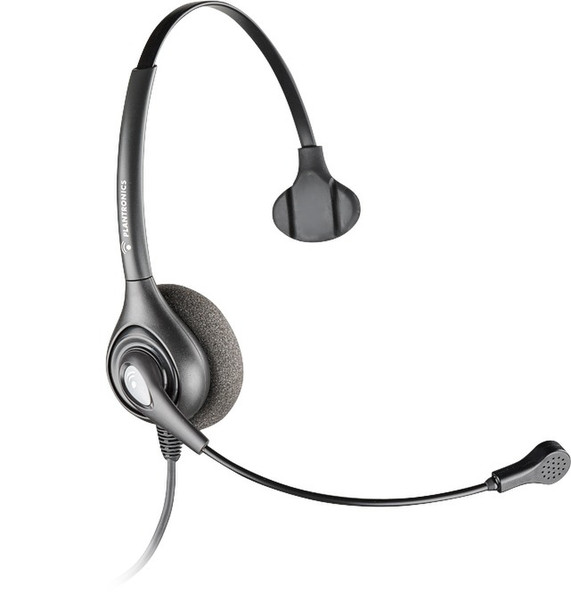 Plantronics SupraPlus Monaural SDS 2490 Монофонический Оголовье Серый гарнитура