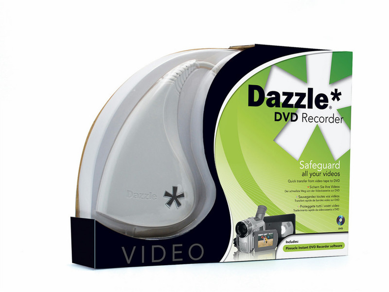 Avid Dazzle DVD Recorder DVD±RW Белый