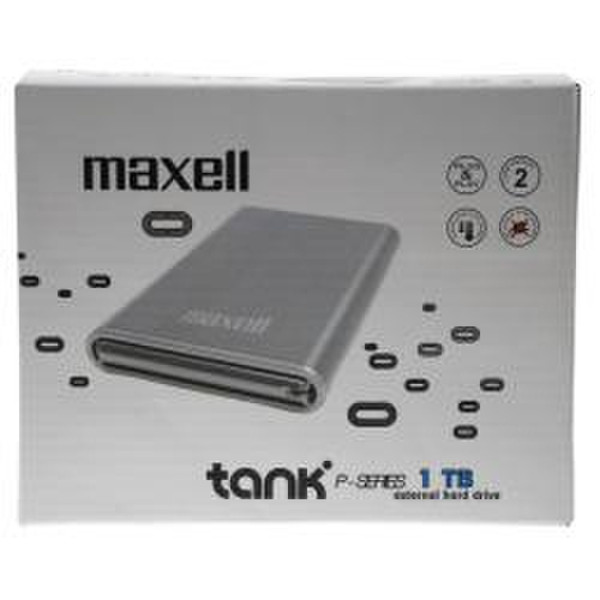 Maxell 860044 2.0 1000GB Silber Externe Festplatte