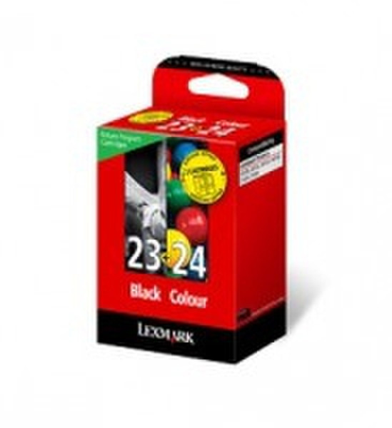 Lexmark Twin-Pack No.23/24 Black and Color Return Program Print Cartridges BLISTER ink cartridge