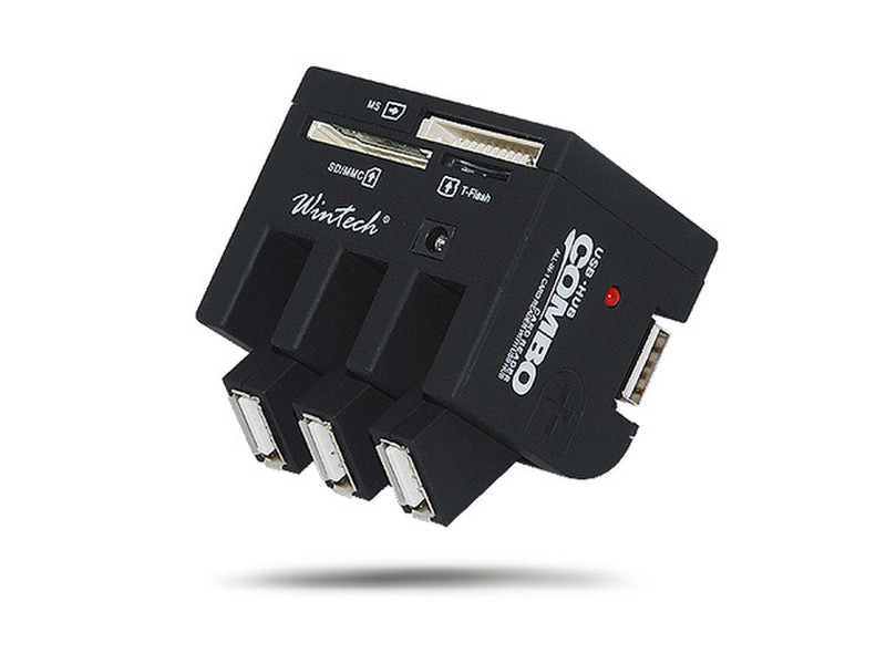 Wintech CR-18 Черный устройство для чтения карт флэш-памяти