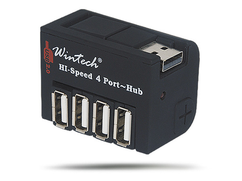 Wintech HUB-4 Черный хаб-разветвитель