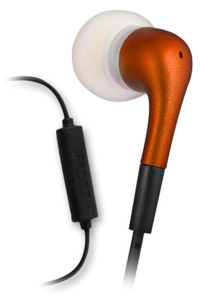 ifrogz Luxe EarBuds with Mic 2x 3.5 mm Binaural In-ear Orange headset