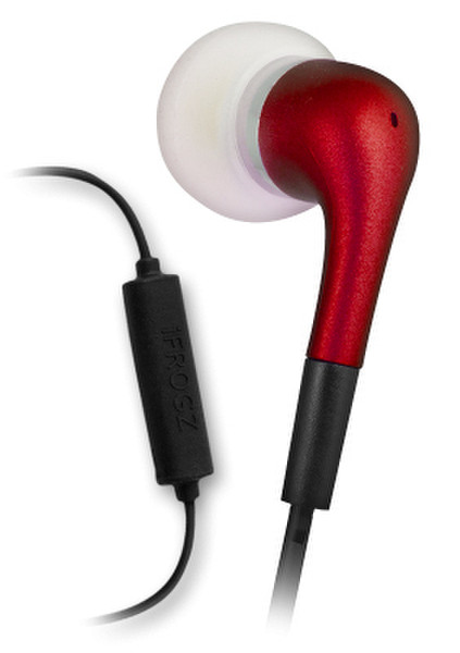 ifrogz Luxe EarBuds with Mic 2x 3.5 mm Binaural In-ear Red headset