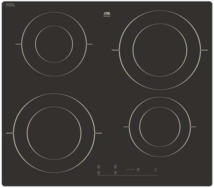 ETNA T302ZT Встроенный Индукционная Черный плита