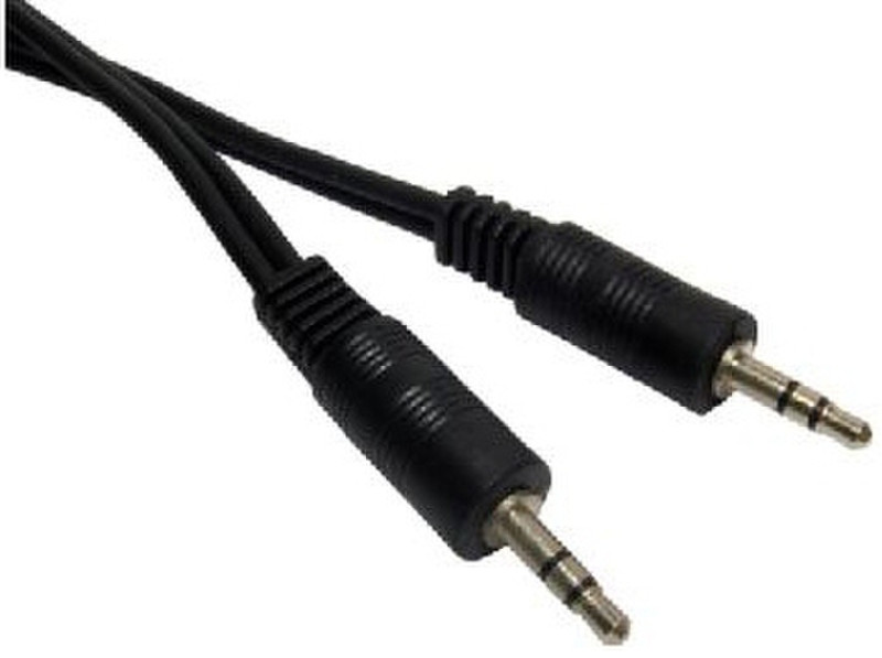 Cables Direct 1TT-01-2M 2m 3.5mm 3.5mm Schwarz Audio-Kabel