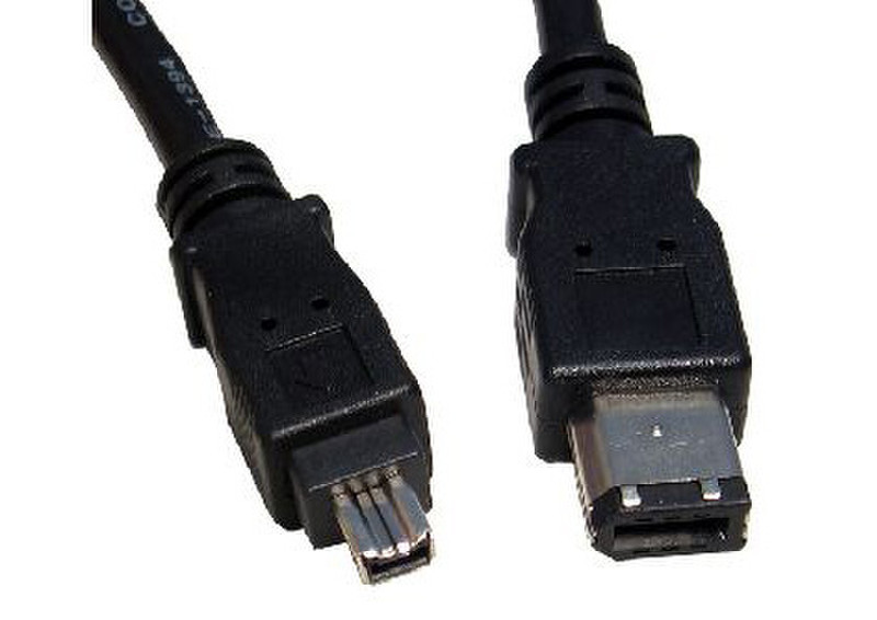 Cables Direct USB-145 5м 6-p 4-p Черный FireWire кабель