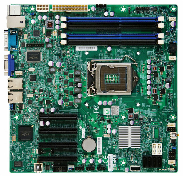 Supermicro X9SCM-F Intel C204 Микро ATX материнская плата для сервера/рабочей станции