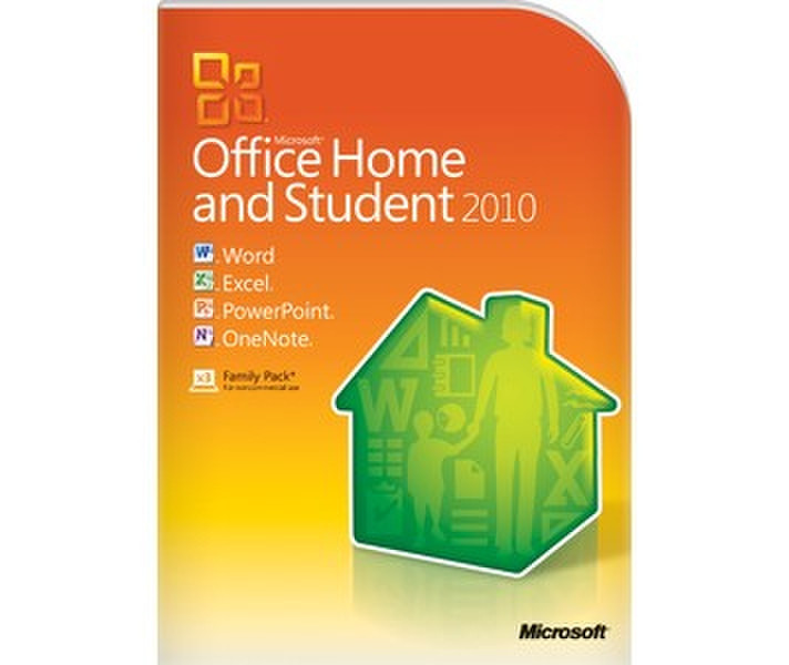 HP Microsoft Office Home & Student 2010, PSG, ENG