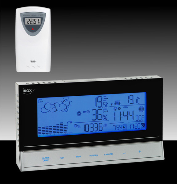 Irox HBR657 Black,Silver weather station