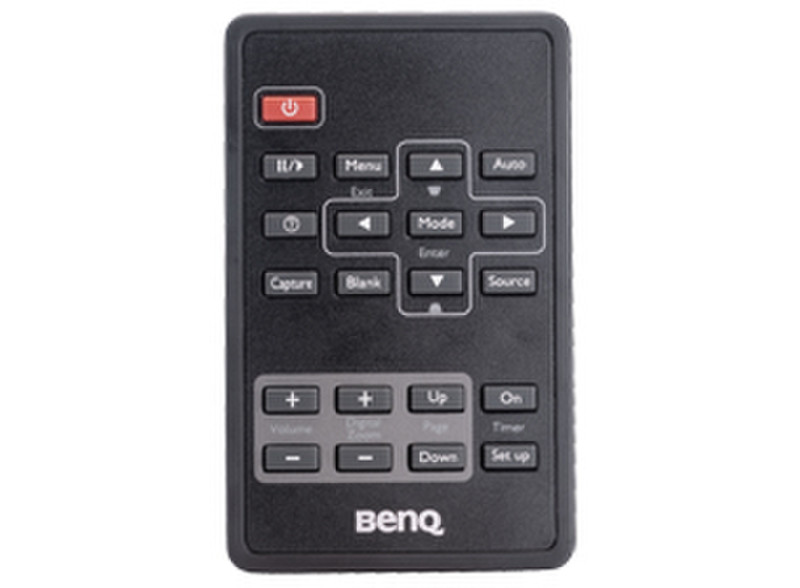 Benq 5J.J3G06.001 push buttons Black remote control