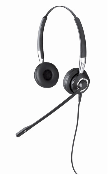 Jabra BIZ 2400 Duo Binaural Head-band Black headset