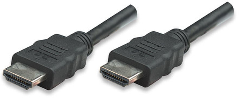 Manhattan HDMI 10м HDMI HDMI Черный