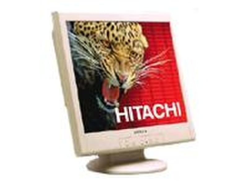 Hitachi 17” TFT ivory monitor 17Zoll Elfenbein Computerbildschirm