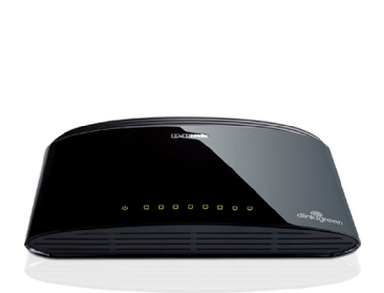 D-Link DGS-1008G L3 Черный сетевой коммутатор