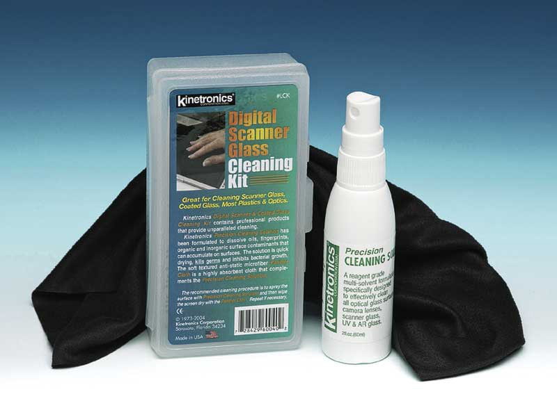 Kinetronics LCK Equipment cleansing wet/dry cloths & liquid