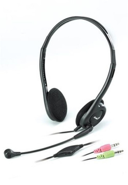 Genius HS-02C 3,5 mm Binaural Kopfband Schwarz Headset