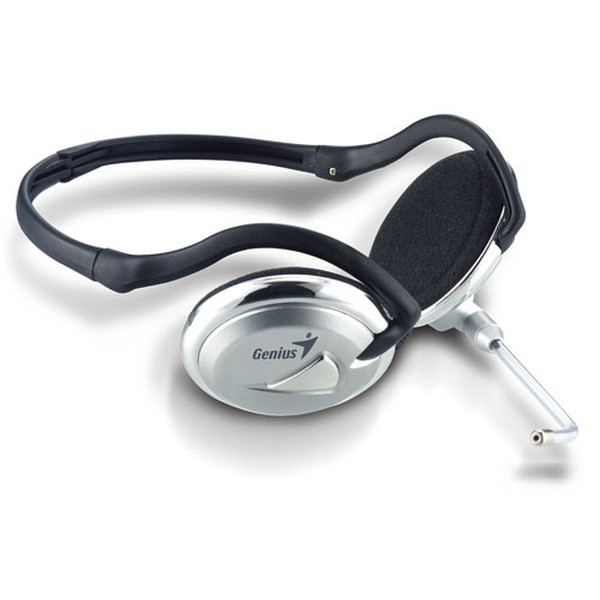 Genius HS-02N Binaural Neck-band Silver headset