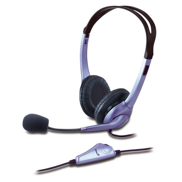 Genius HS-04S 3.5 mm Binaural Head-band Purple headset