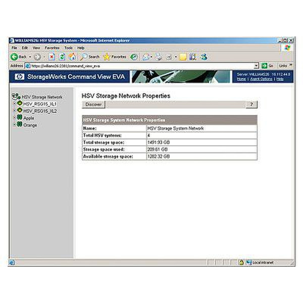 Hewlett Packard Enterprise StorageWorks Command View EVA5000 1TB LTU
