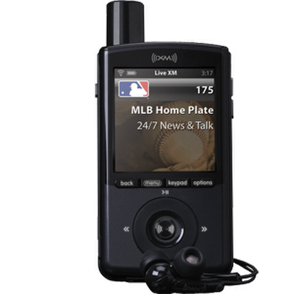 Audiovox XPMP3H1 Портативный Черный радиоприемник