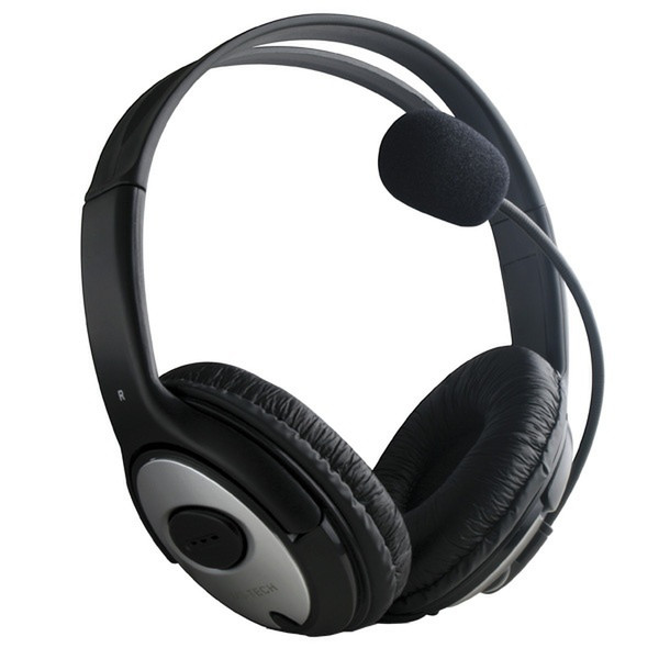 MS-Tech LM-135 3.5 mm Binaural Head-band Black headset