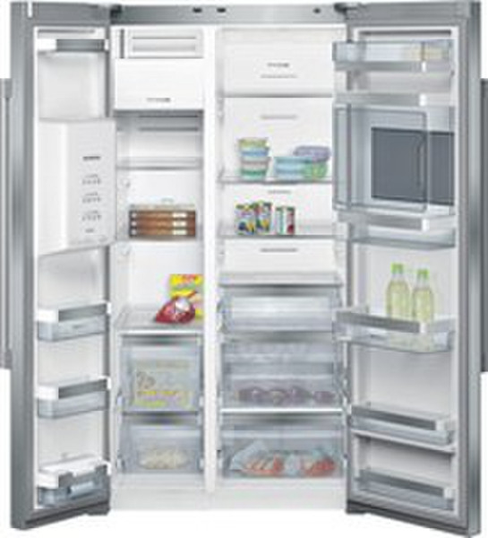Siemens KA63DA71 freestanding 524L A+ Stainless steel side-by-side refrigerator