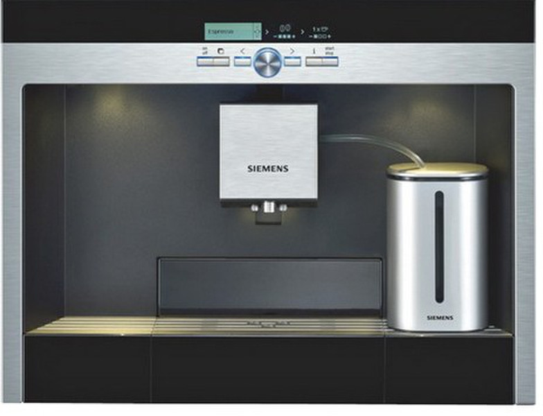 Siemens TK76K573 Espresso machine 2.5л Черный, Нержавеющая сталь кофеварка